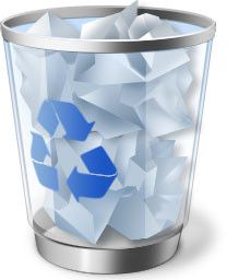 remettre la corbeille sous vista